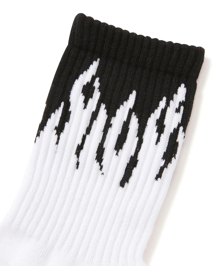 JACKROSE(ジャックローズ) |Schott/ショット HIGH-SOCKS [FLAME / S / STENCIL BULLDOG]