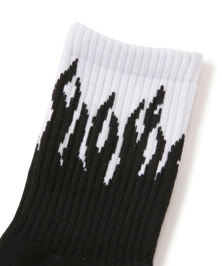 JACKROSE(ジャックローズ) |Schott/ショット HIGH-SOCKS [FLAME / S / STENCIL BULLDOG]