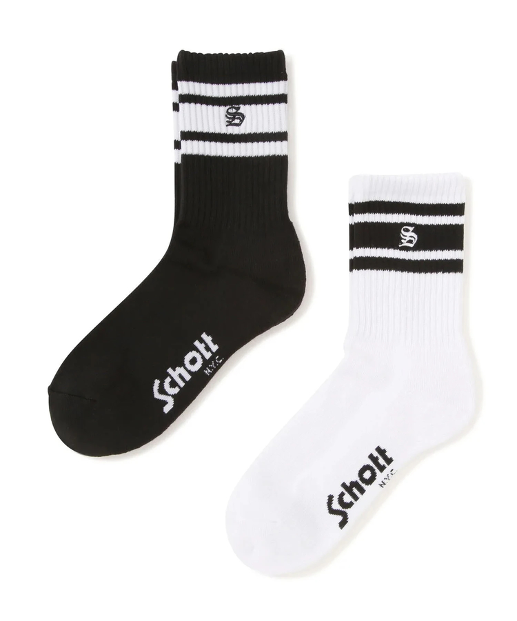 JACKROSE(ジャックローズ) |Schott/ショット HIGH-SOCKS [FLAME / S / STENCIL BULLDOG]