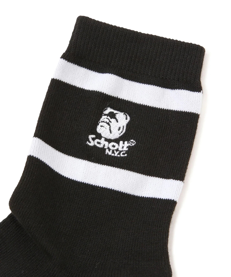 JACKROSE(ジャックローズ) |Schott/ショット HIGH-SOCKS [FLAME / S / STENCIL BULLDOG]