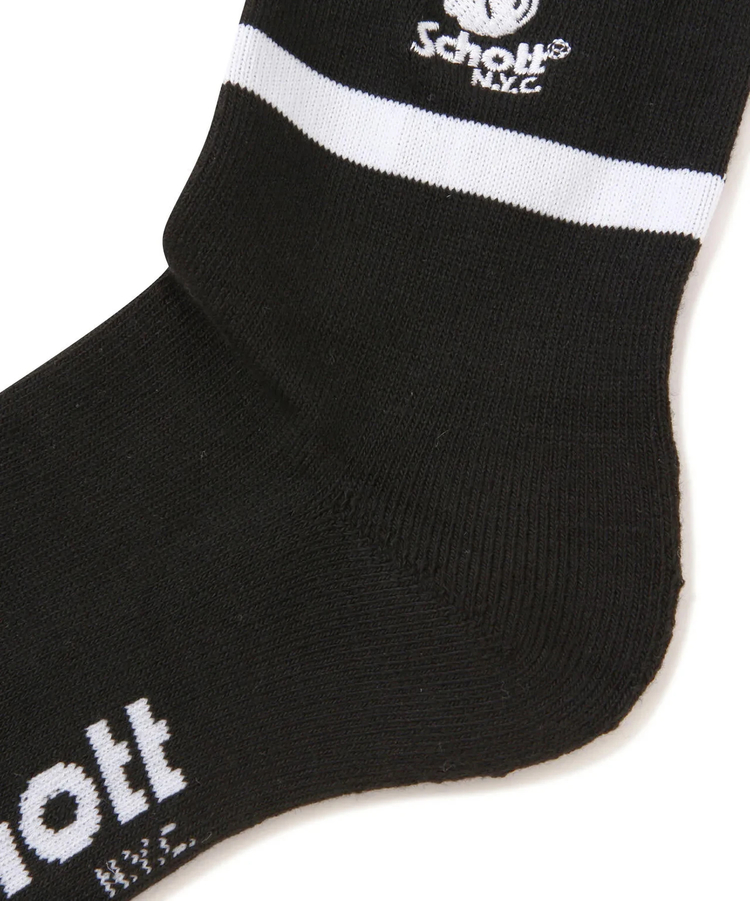 JACKROSE(ジャックローズ) |Schott/ショット HIGH-SOCKS [FLAME / S / STENCIL BULLDOG]