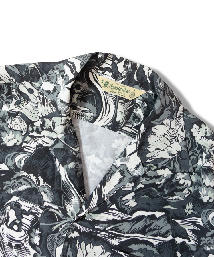 JACKROSE(ジャックローズ) |Schott×Pineapple Juice/ショット×パイナップルジュース RAYON SS SHIRT(MENS)