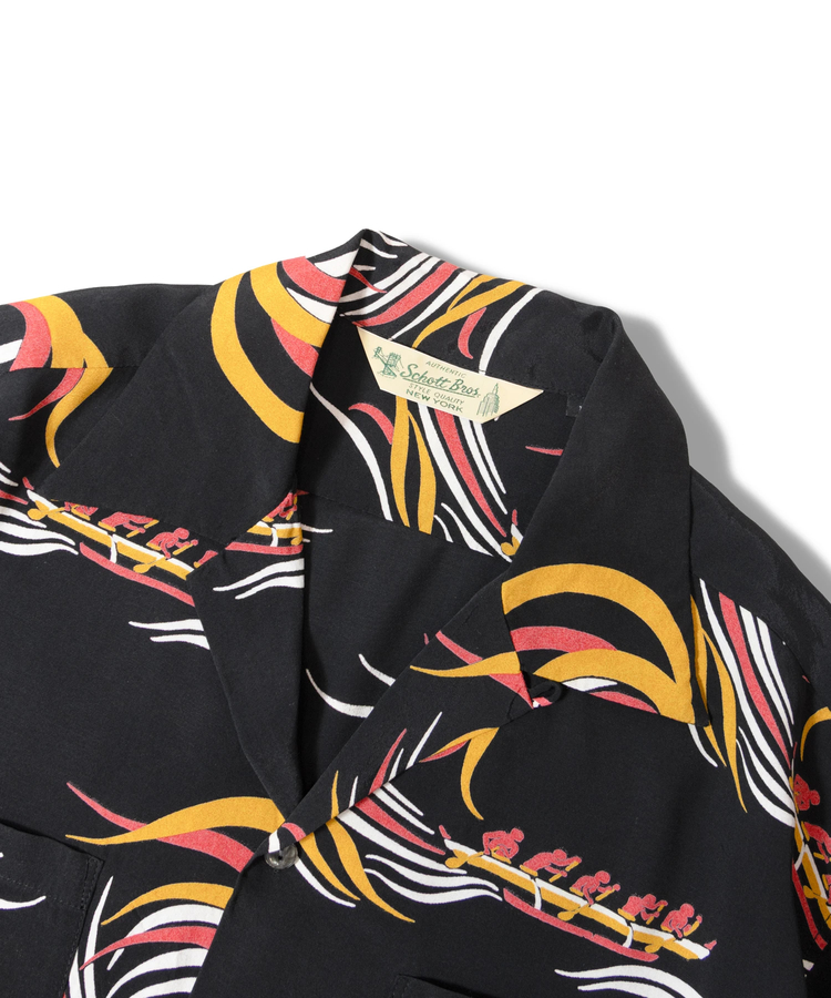 JACKROSE(ジャックローズ) |Schott×Pineapple Juice/ショット×パイナップルジュース RAYON SS SHIRT(MENS)