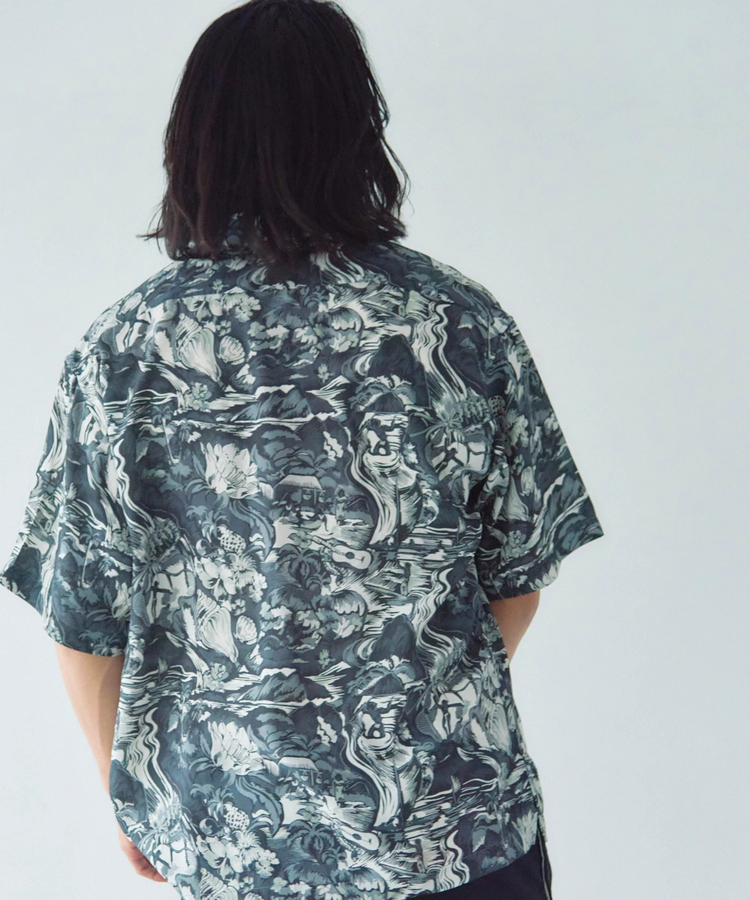 JACKROSE(ジャックローズ) |Schott×Pineapple Juice/ショット×パイナップルジュース RAYON SS SHIRT(MENS)
