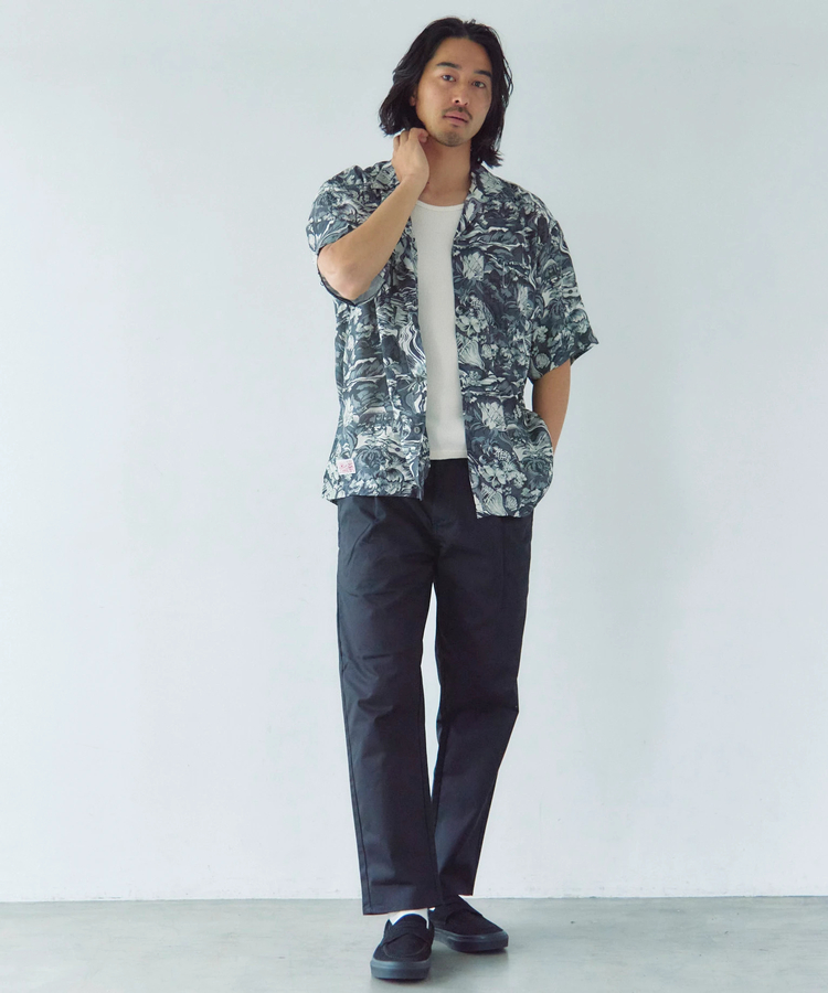 JACKROSE(ジャックローズ) |Schott×Pineapple Juice/ショット×パイナップルジュース RAYON SS SHIRT(MENS)