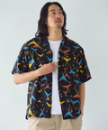 JACKROSE(ジャックローズ) |Schott×Pineapple Juice/ショット×パイナップルジュース RAYON SS SHIRT(MENS)