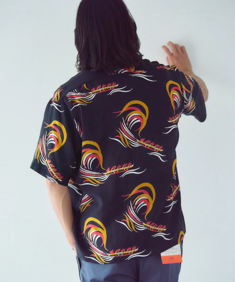 JACKROSE(ジャックローズ) |Schott×Pineapple Juice/ショット×パイナップルジュース RAYON SS SHIRT(MENS)