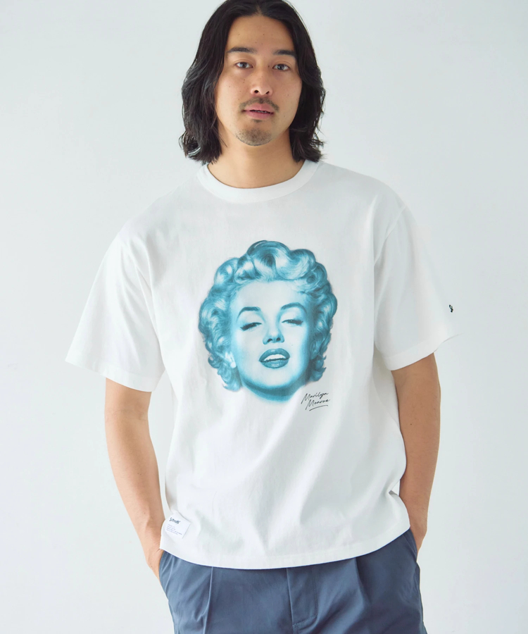 JACKROSE(ジャックローズ) |Schott/ショット MARILYN MONROE  M.M.MONOCHROME SS T-SHIRT(MENS)
