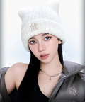 JACKROSE(ジャックローズ) |MLB KOREA/エムエルビーコリア フワモコ ミャオ ビーニー【猫耳ビーニー】