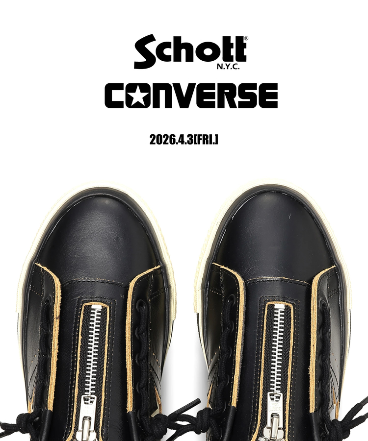 JACKROSE(ジャックローズ) |【Schott×CONVERSE】ONE STAR Z Schott