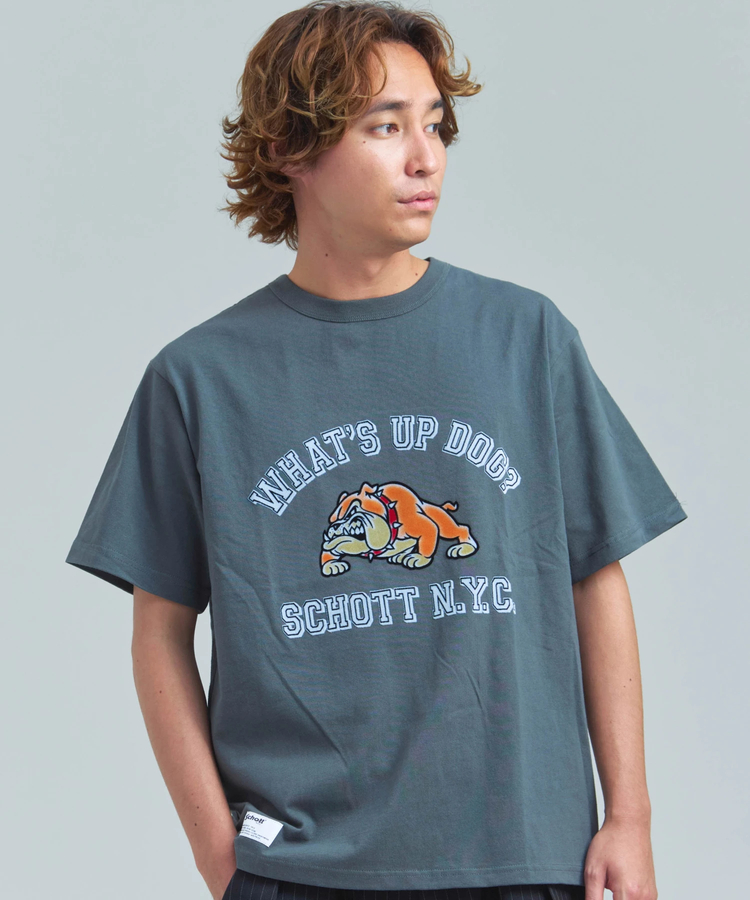 JACKROSE(ジャックローズ) |Schott/ショット WHATS UP DOG SS T-SHIRT(MENS)