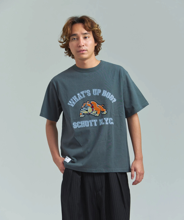 JACKROSE(ジャックローズ) |Schott/ショット WHATS UP DOG SS T-SHIRT(MENS)
