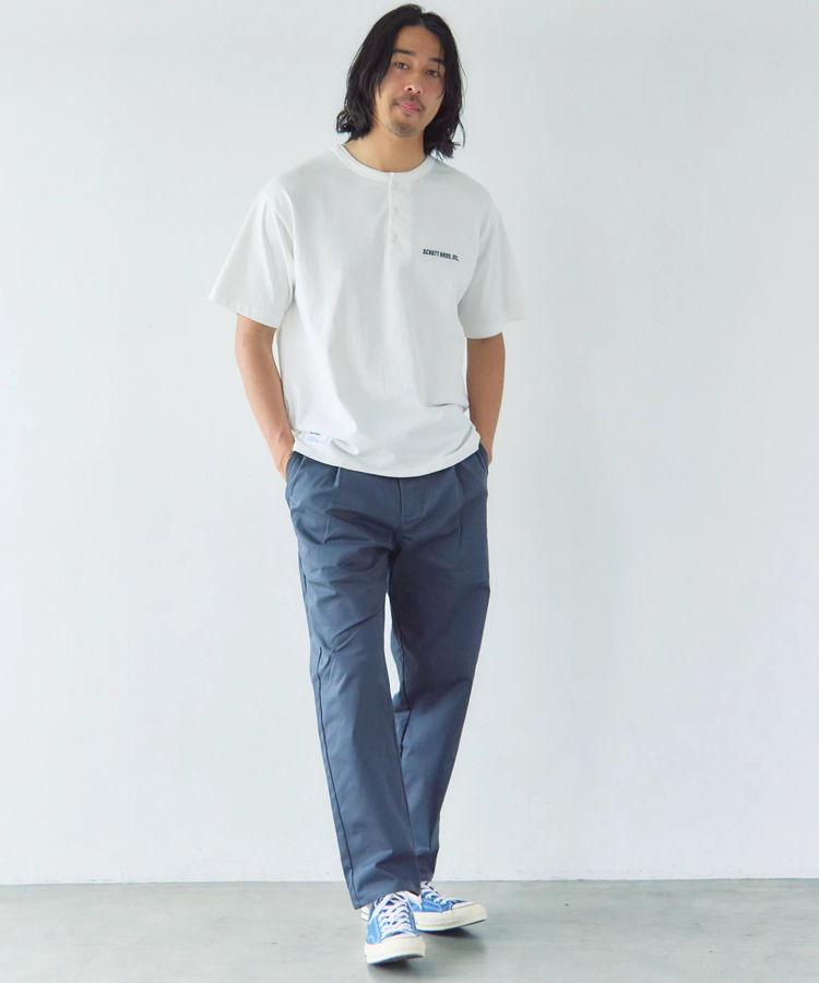 JACKROSE(ジャックローズ) |Schott/ショット TIME TESTED OVER FOUR GENERATIONS EMB. HENLEY SS T-SHIRT(MENS)