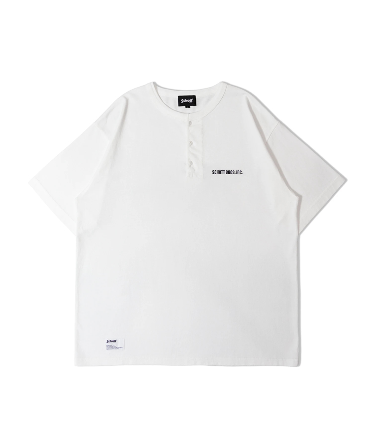 JACKROSE(ジャックローズ) |Schott/ショット TIME TESTED OVER FOUR GENERATIONS EMB. HENLEY SS T-SHIRT(MENS)