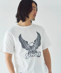JACKROSE(ジャックローズ) |Schott/ショット 短丈 GLITTER EAGLE COMPACT SS T-SHIRT(MENS)