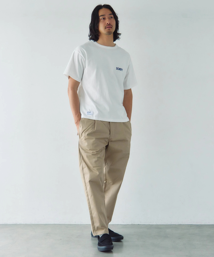JACKROSE(ジャックローズ) |Schott/ショット 短丈 CIRCLE EAGLE COMPACT SS T-SHIRT(MENS)