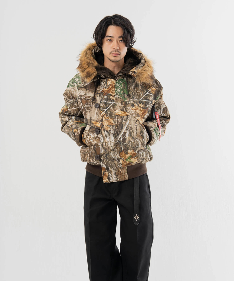 JACKROSE(ジャックローズ) |ALPHA/アルファ N-2B・HERITAGE FIT PARKA【CAMO】(MENS)
