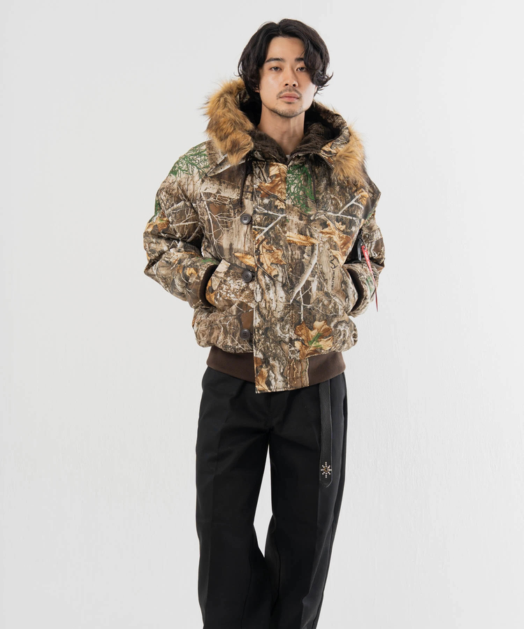 JACKROSE(ジャックローズ) |ALPHA/アルファ N-2B・HERITAGE FIT PARKA【CAMO】(MENS)
