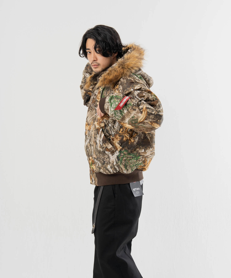 JACKROSE(ジャックローズ) |ALPHA/アルファ N-2B・HERITAGE FIT PARKA【CAMO】(MENS)