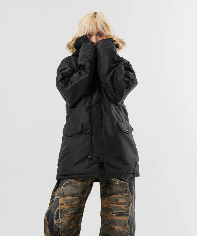 JACKROSE(ジャックローズ) |ALPHA/アルファ 3B・RELAXED FIT PARKA【OXFORD】(MENS)