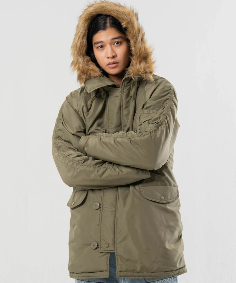 JACKROSE(ジャックローズ) |ALPHA/アルファ 3B・RELAXED FIT PARKA【OXFORD】(MENS)