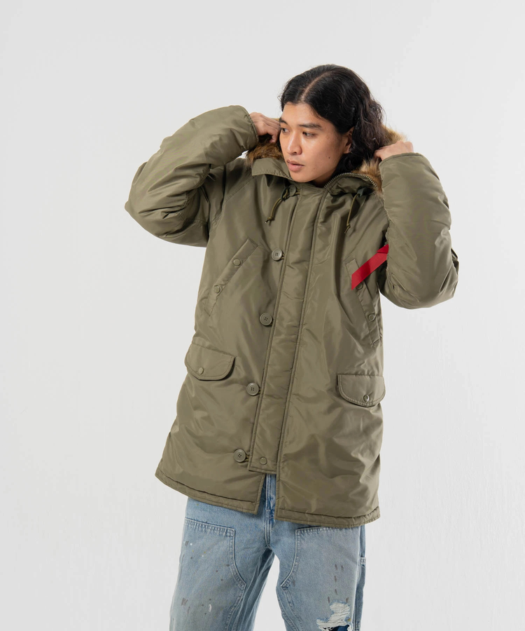 JACKROSE(ジャックローズ) |ALPHA/アルファ 3B・RELAXED FIT PARKA【OXFORD】(MENS)