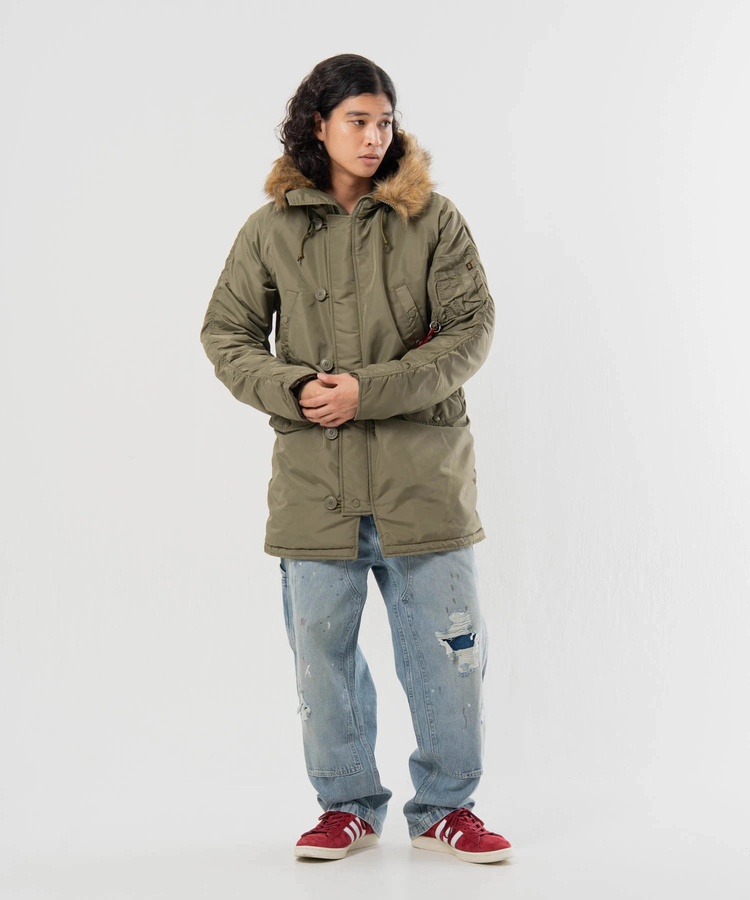 JACKROSE(ジャックローズ) |ALPHA/アルファ 3B・RELAXED FIT PARKA【OXFORD】(MENS)