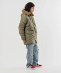 JACKROSE(ジャックローズ) |ALPHA/アルファ 3B・RELAXED FIT PARKA【OXFORD】(MENS)