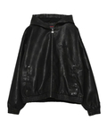 JACKROSE(ジャックローズ) |FUBU/フブ Faux Leather Short Hooded Jacket(MENS)