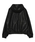JACKROSE(ジャックローズ) |FUBU/フブ Faux Leather Short Hooded Jacket(MENS)