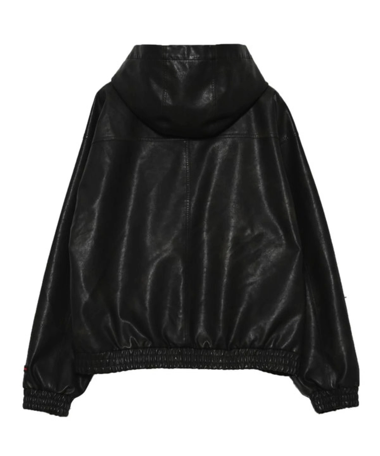 JACKROSE(ジャックローズ) |FUBU/フブ Faux Leather Short Hooded Jacket(MENS)