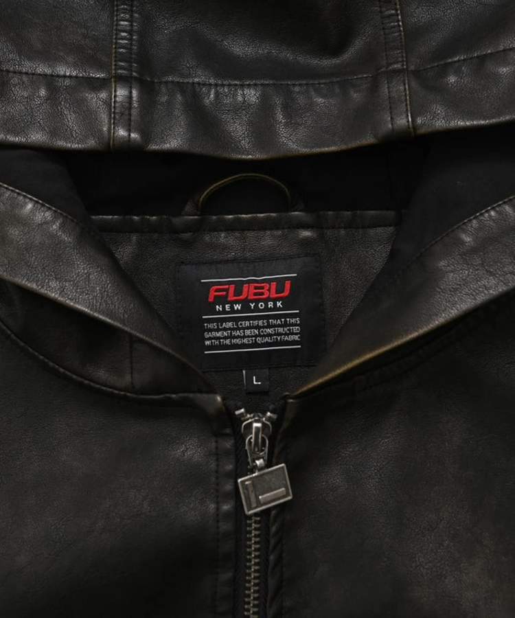 JACKROSE(ジャックローズ) |FUBU/フブ Faux Leather Short Hooded Jacket(MENS)