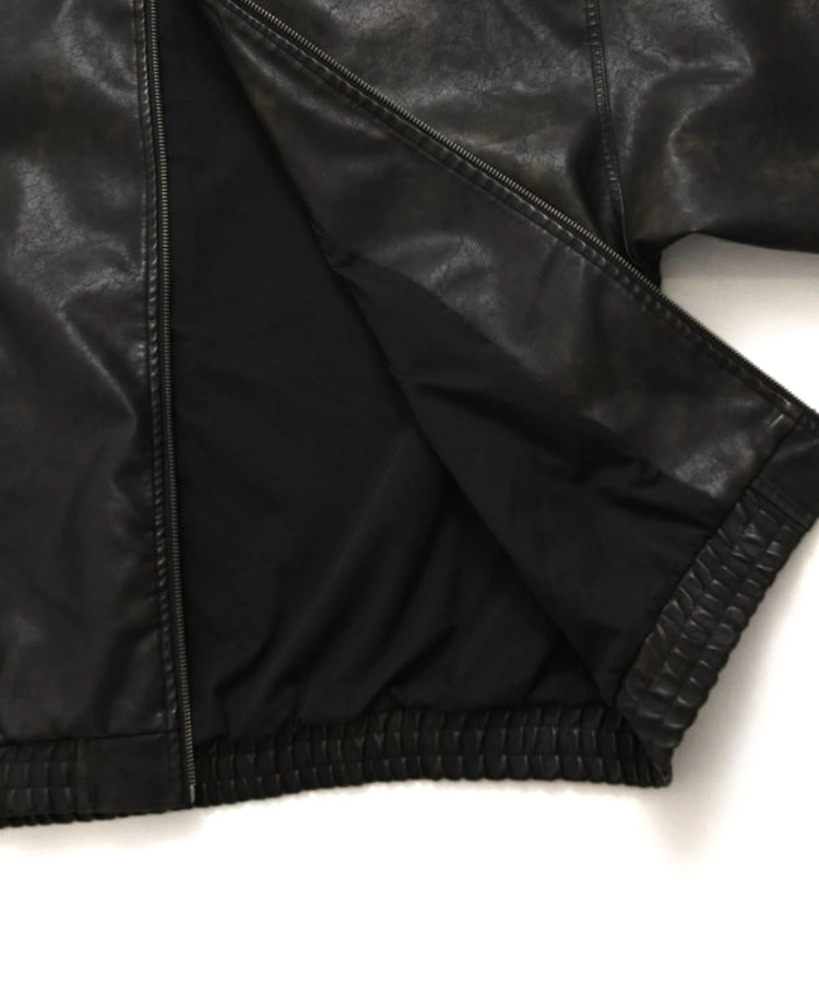 JACKROSE(ジャックローズ) |FUBU/フブ Faux Leather Short Hooded Jacket(MENS)