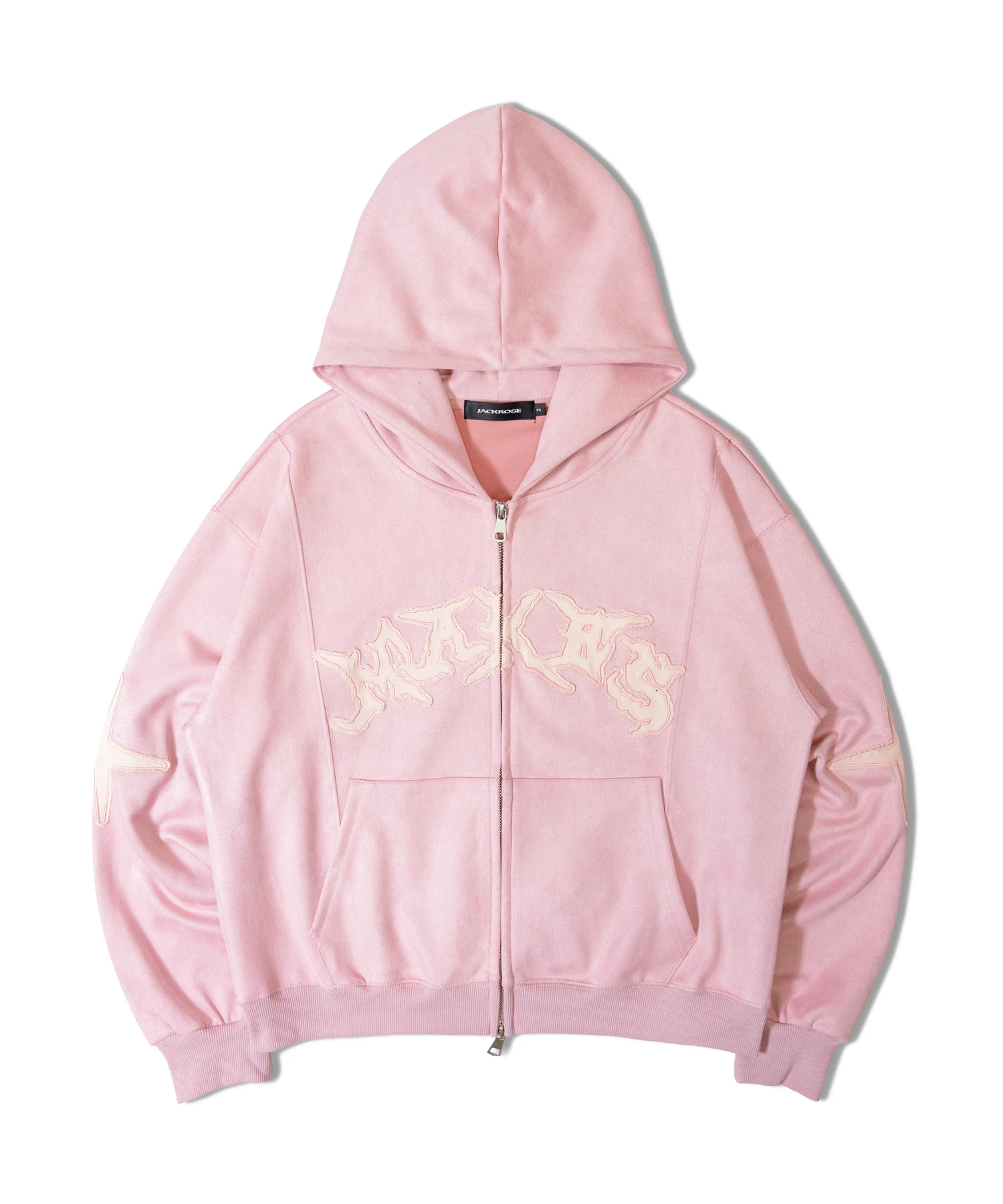 JE-ロゴフェイクスウェード・ZIPパーカー(MENS/WOMENS)｜ファッション