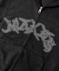 JACKROSE(ジャックローズ) |JE-ロゴフェイクスウェード・ZIPパーカー(MENS/WOMENS)