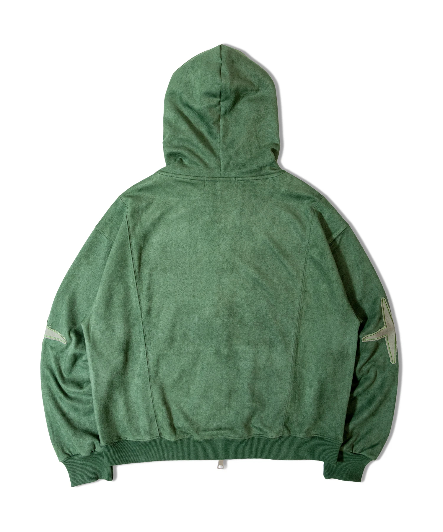 JE-ロゴフェイクスウェード・ZIPパーカー(MENS/WOMENS)｜ファッション