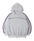 JACKROSE(ジャックローズ) |GA KNIT-LINE ZIP HOODIE(MENS)