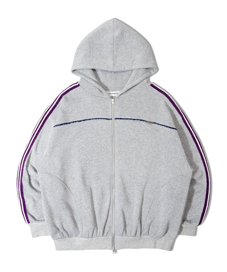 JACKROSE(ジャックローズ) |GA KNIT-LINE ZIP HOODIE(MENS)
