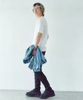 JACKROSE(ジャックローズ) |JE-ランダムテレコ ヘンリーネック SSTEE(MENS)