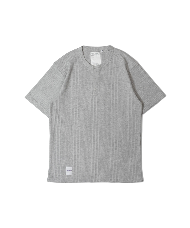 JACKROSE(ジャックローズ) |JE-ランダムテレコ ヘンリーネック SSTEE(MENS)