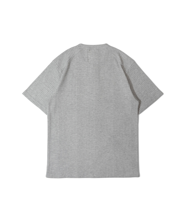 JACKROSE(ジャックローズ) |JE-ランダムテレコ ヘンリーネック SSTEE(MENS)