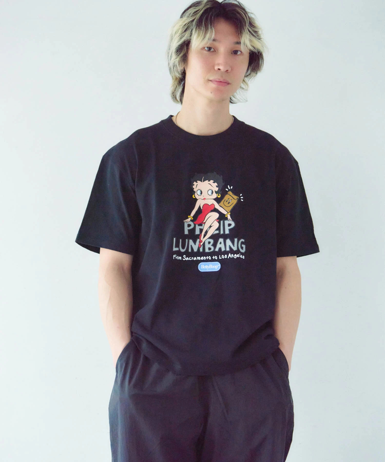 JACKROSE(ジャックローズ) |Philip Lumbang/フィリップ・ランバン Betty Boop S/S TEE(MENS)