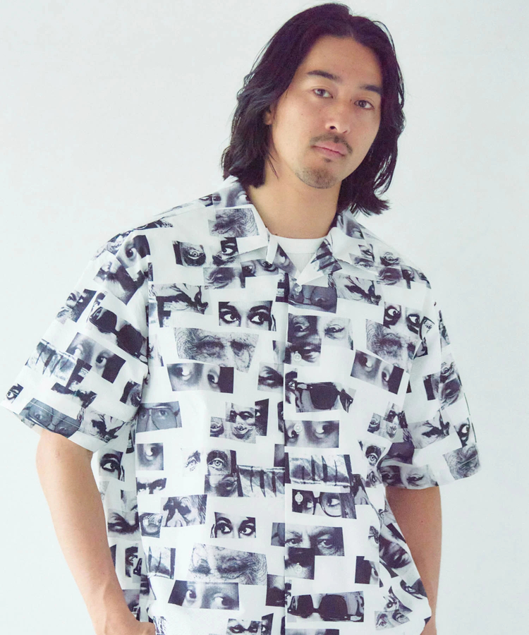 JACKROSE(ジャックローズ) |Philip Lumbang/フィリップ・ランバン JIMMY'Z  総柄オープンカラー半袖シャツ(MENS)