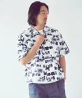 JACKROSE(ジャックローズ) |Philip Lumbang/フィリップ・ランバン JIMMY'Z  総柄オープンカラー半袖シャツ(MENS)