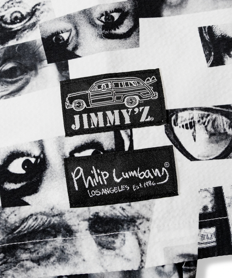 JACKROSE(ジャックローズ) |Philip Lumbang/フィリップ・ランバン JIMMY'Z  総柄オープンカラー半袖シャツ(MENS)