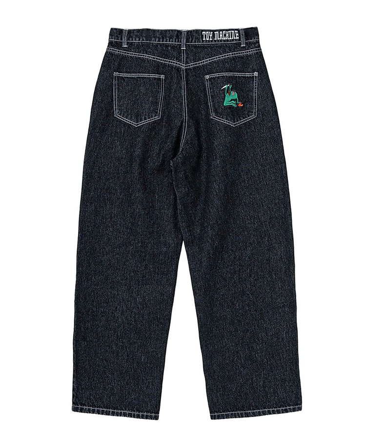JACKROSE(ジャックローズ) |TOY MACHINE/トイマシーン RITUAL SECT LOOSE STRAIGHT DENIM PANTS(MENS)