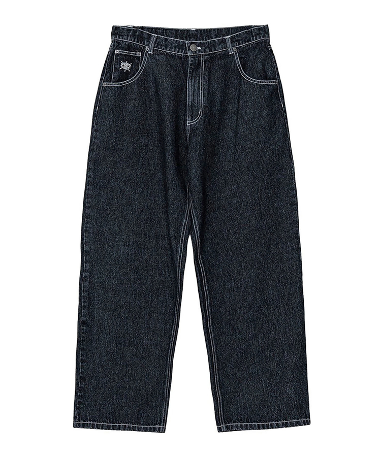 JACKROSE(ジャックローズ) |TOY MACHINE/トイマシーン RITUAL SECT LOOSE STRAIGHT DENIM PANTS(MENS)