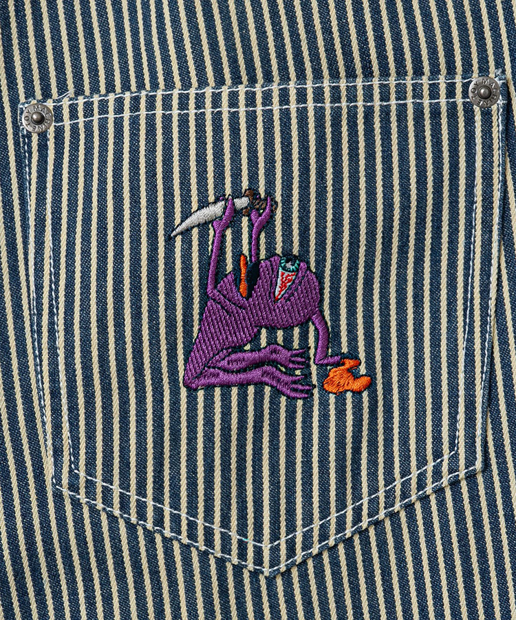 JACKROSE(ジャックローズ) |TOY MACHINE/トイマシーン RITUAL SECT LOOSE STRAIGHT DENIM PANTS(MENS)