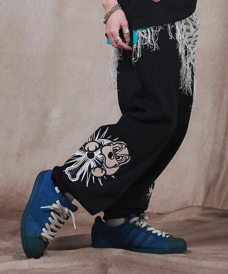 JACKROSE(ジャックローズ) |GALFY/ガルフィー おしゃぶりワンワンスウェットパンツ(MENS)