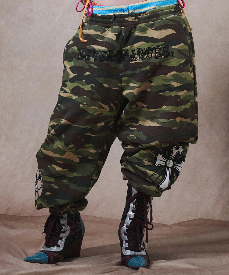 JACKROSE(ジャックローズ) |GALFY/ガルフィー おしゃぶりワンワンスウェットパンツ(MENS)